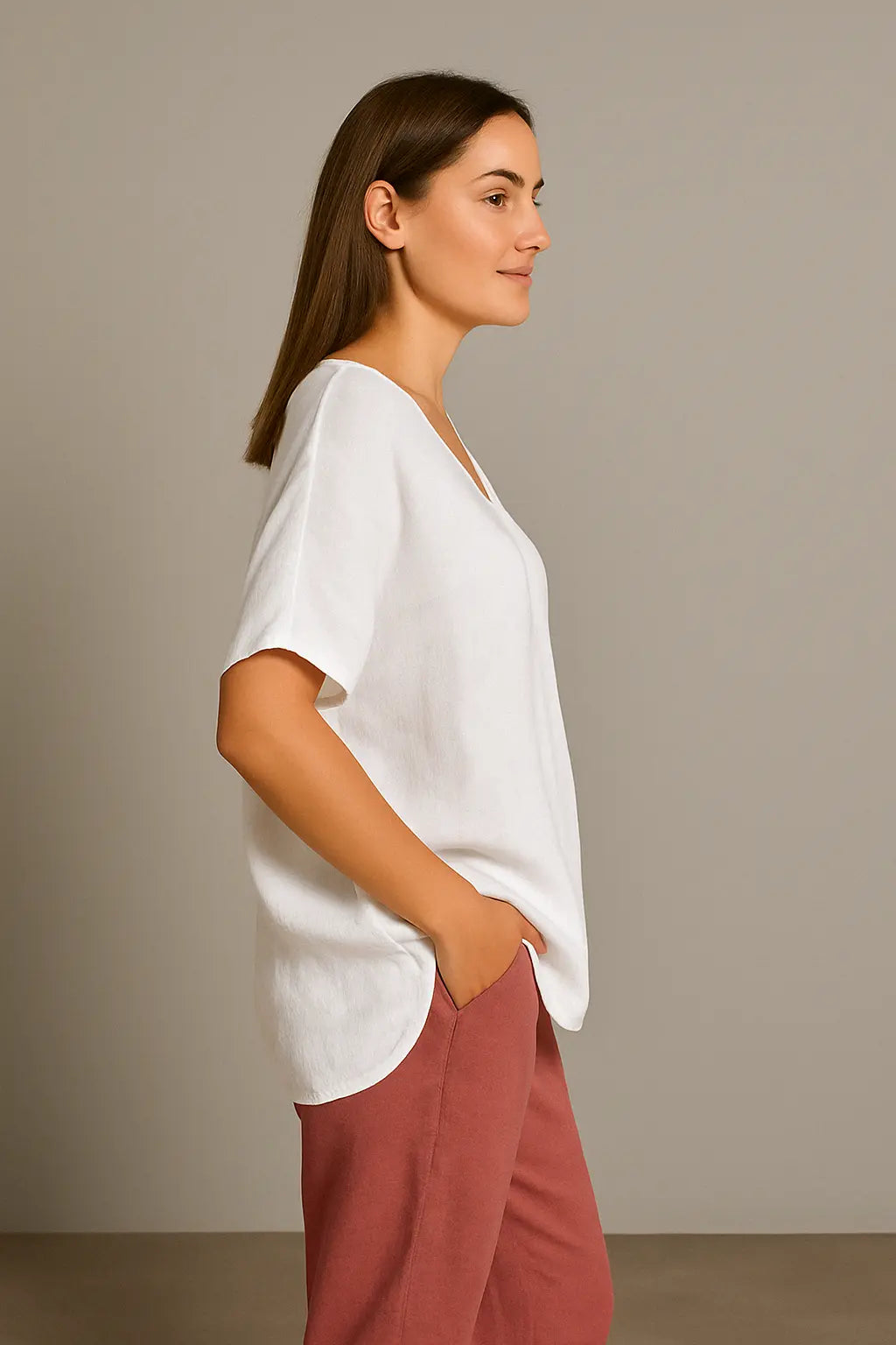 Lena Dames Zomer Comfort Casual Blouse VIQA© NEDERLAND