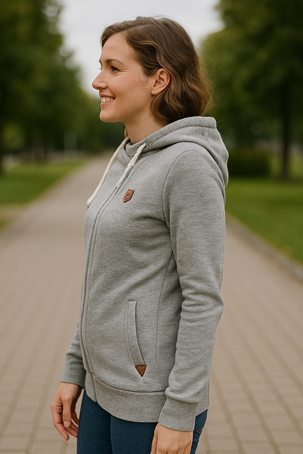 Sporttrui Hoodie Jas Voor Dames, Open Vest Met Ritssluiting Aan De Zijkant, Dunne Zomerse Mode Jas | VIQA VIQA© NEDERLAND