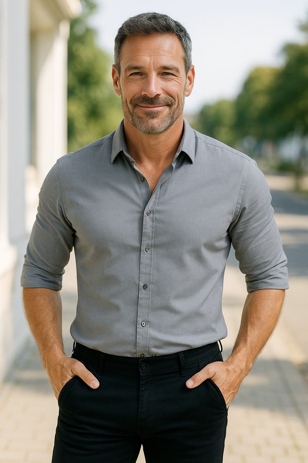 Slim Pasvorm Herenoverhemd, Casual Effen Kleur Met Lange Mouwen En Ritssluiting | VIQA VIQA© NEDERLAND