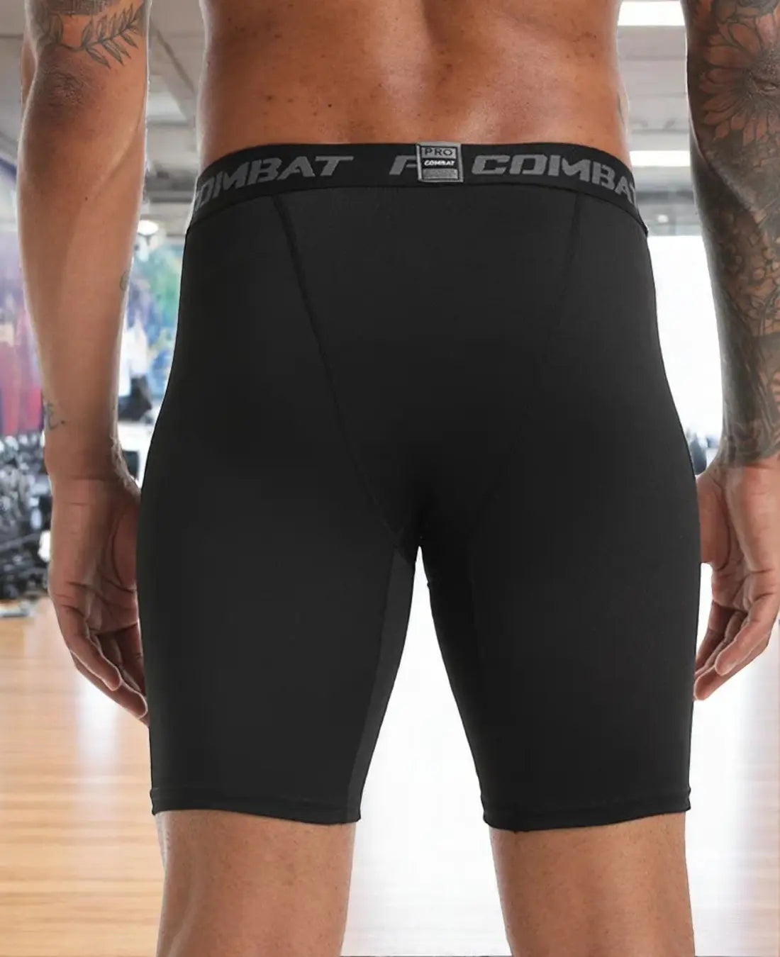 Heren Fitnessbroek Zomer, Slim Fit Sneldrogend Sportshort, Elastisch Strak Trainingspak | VIQA VIQA© NEDERLAND