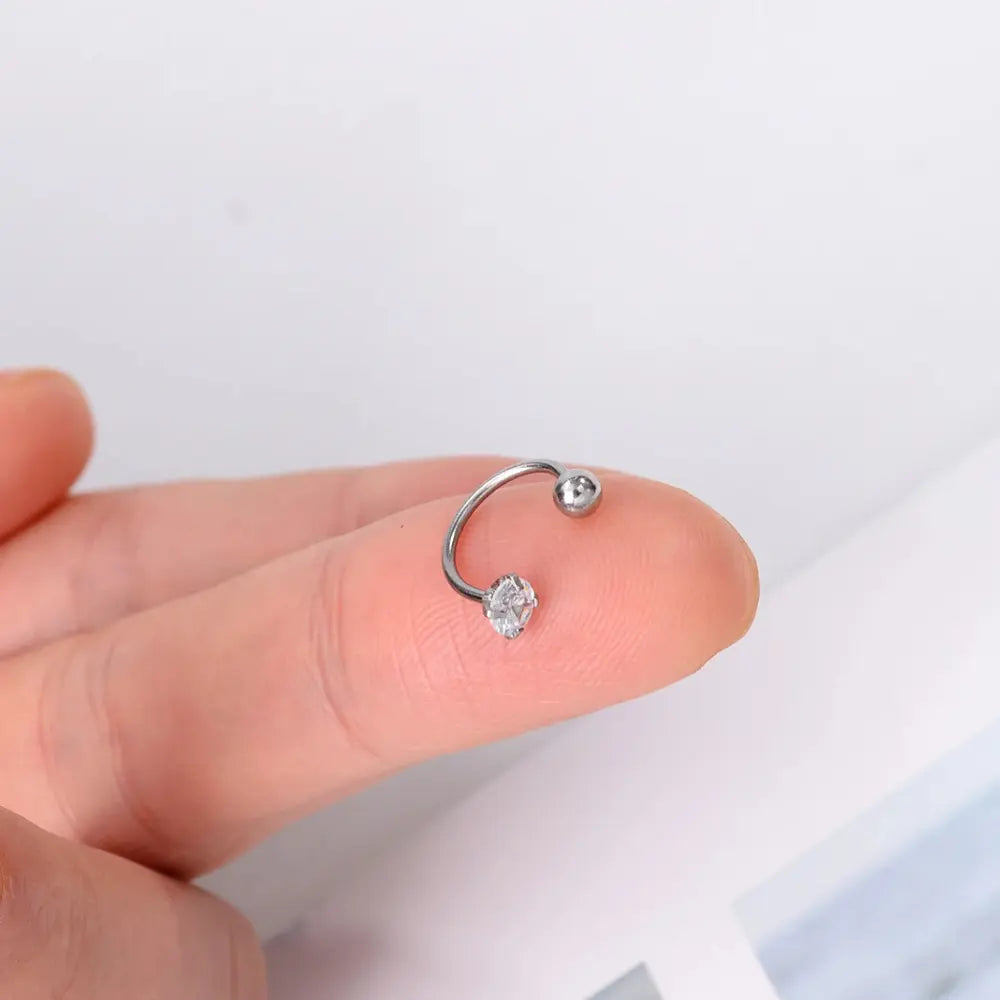 Roestvrijstalen Kristallen Oorbellen VIQA© NEDERLAND