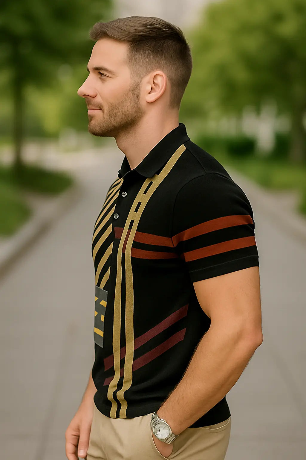 Heren Polo Shirt Met Korte Mouwen, Zomer Casual Sneldrogende Pullover Top, Mode Kleding | VIQA VIQA© NEDERLAND