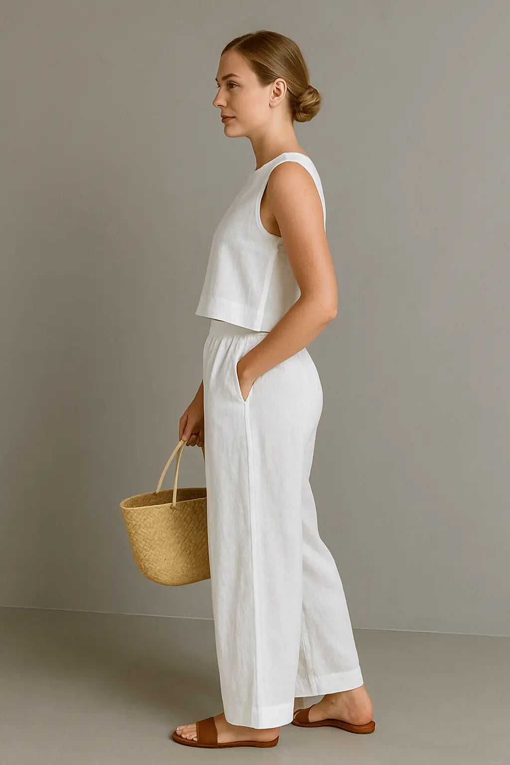 Patricia Dames Zomerse Tweedelige Tanktop En Broek Set VIQA© NEDERLAND