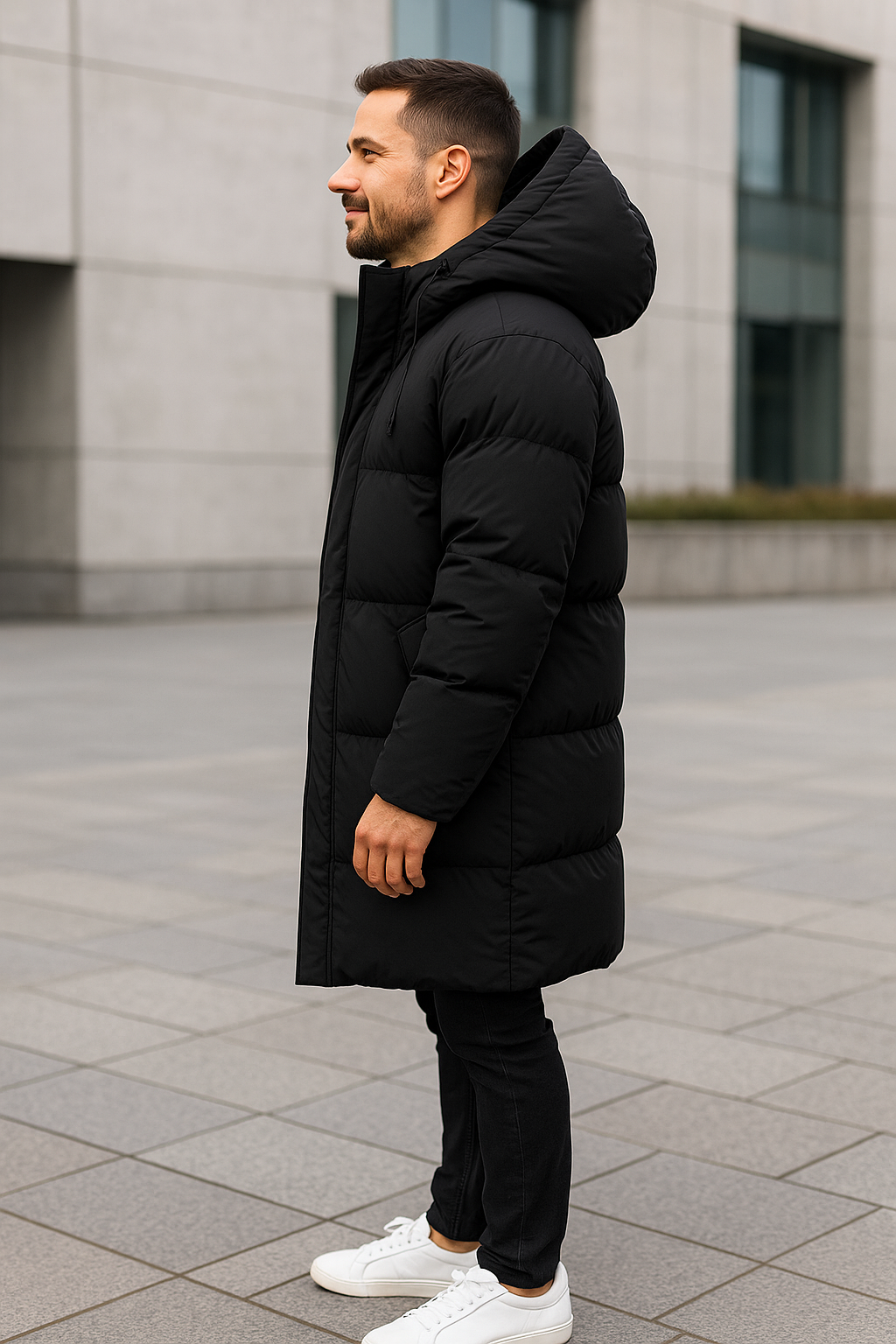 Heren Lange Parka Puffer Jas, Dikke Winter Warme Donsjas Streetwear | VIQA VIQA© NEDERLAND