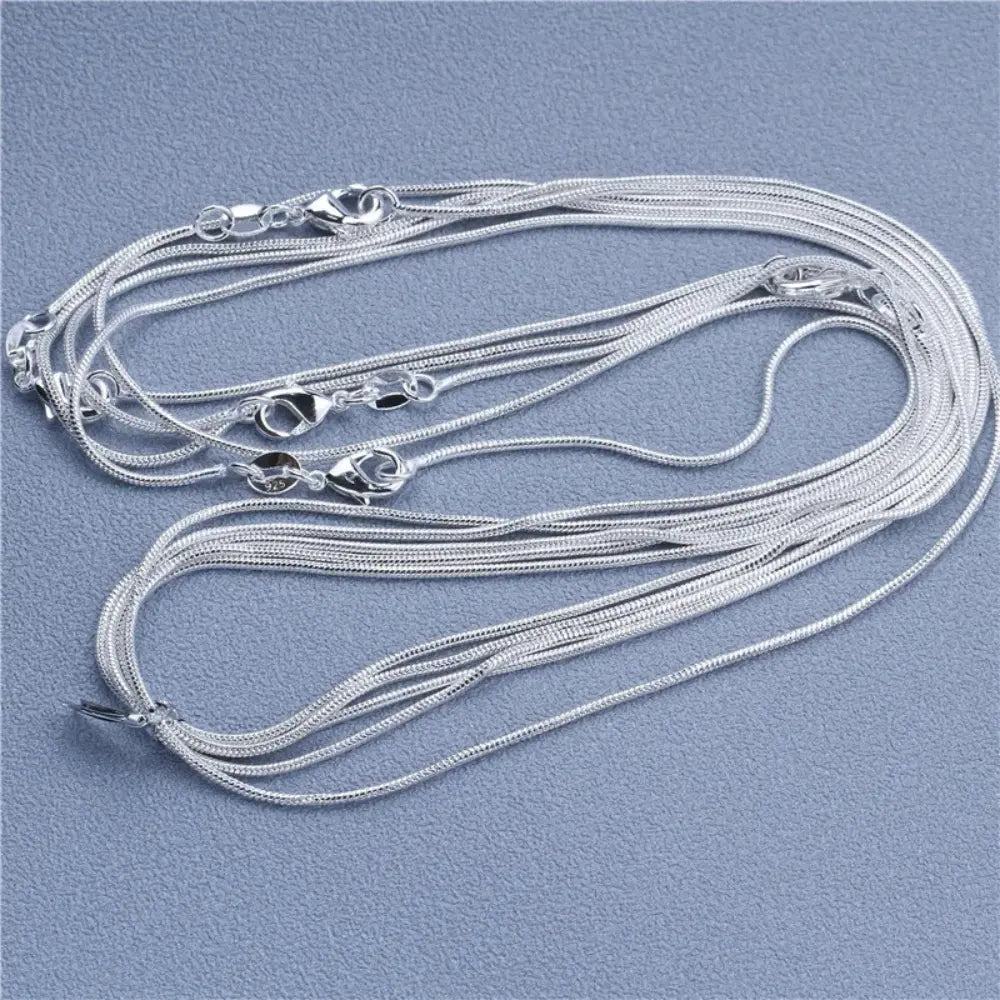 Unisex 925 Sterling Zilveren  Rolo Kralenkettingen VIQA© NEDERLAND2