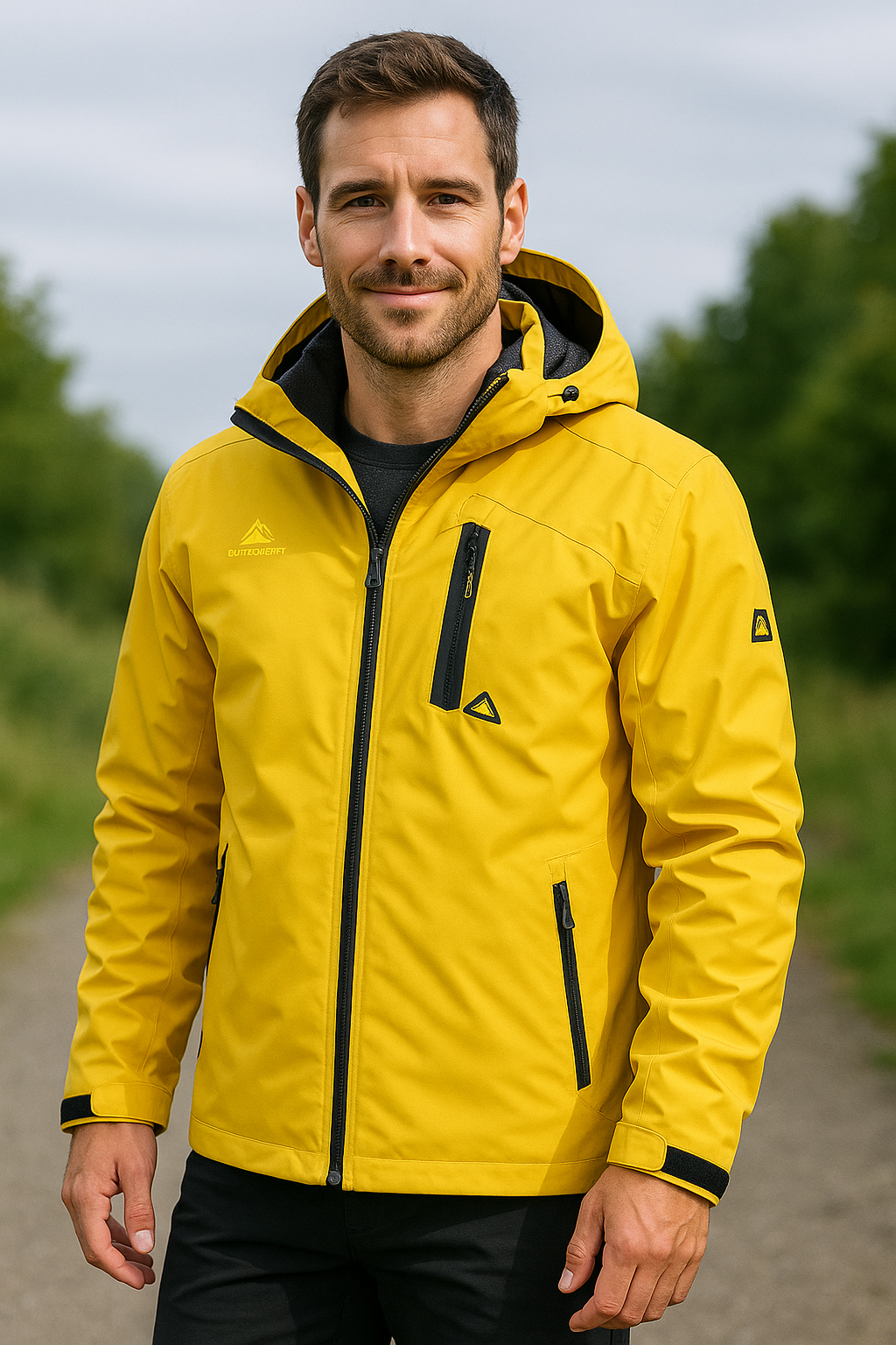 Lichtgewicht Waterdichte Jas Voor Heren, Mesh Gevoerde Outdoor Regen- En Windjack Voor Wandelen En Vssen | VIQA VIQA© NEDERLAND