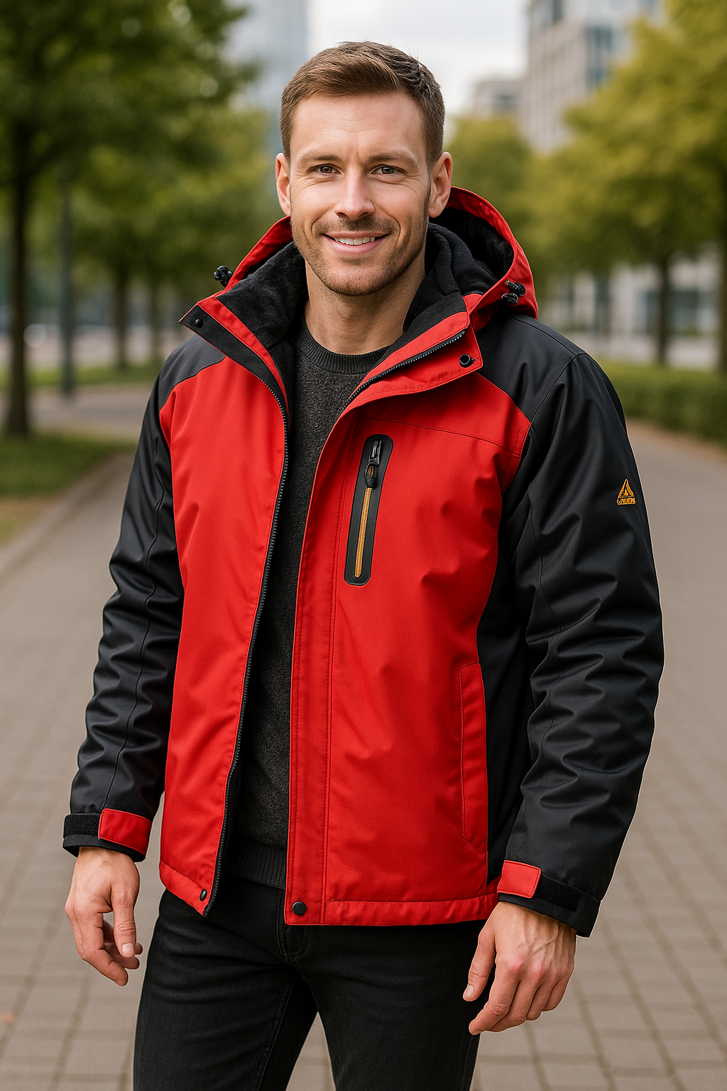 Zware Fleece Gevoerde Parka Voor Heren, Waterdichte Winddichte Ski- En Snowboardjas Met Afneembare Capuchon | VIQA VIQA© NEDERLAND