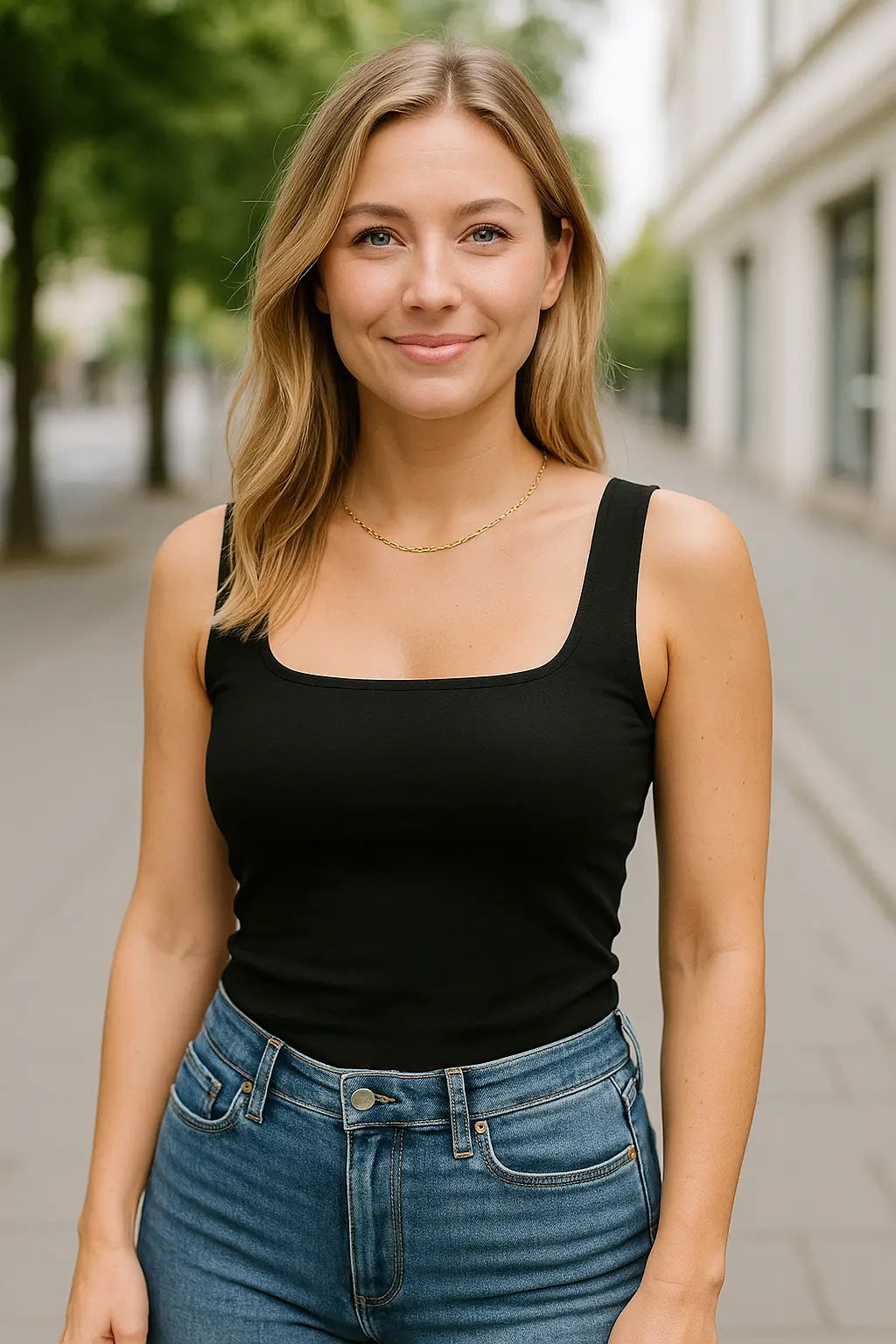 Sexy Tanktop Voor Dames, Slim Pasvorm Elastisch T-Shirt, Clubkleding, Mouwloze Top Voor De Zomer | VIQA VIQA© NEDERLAND