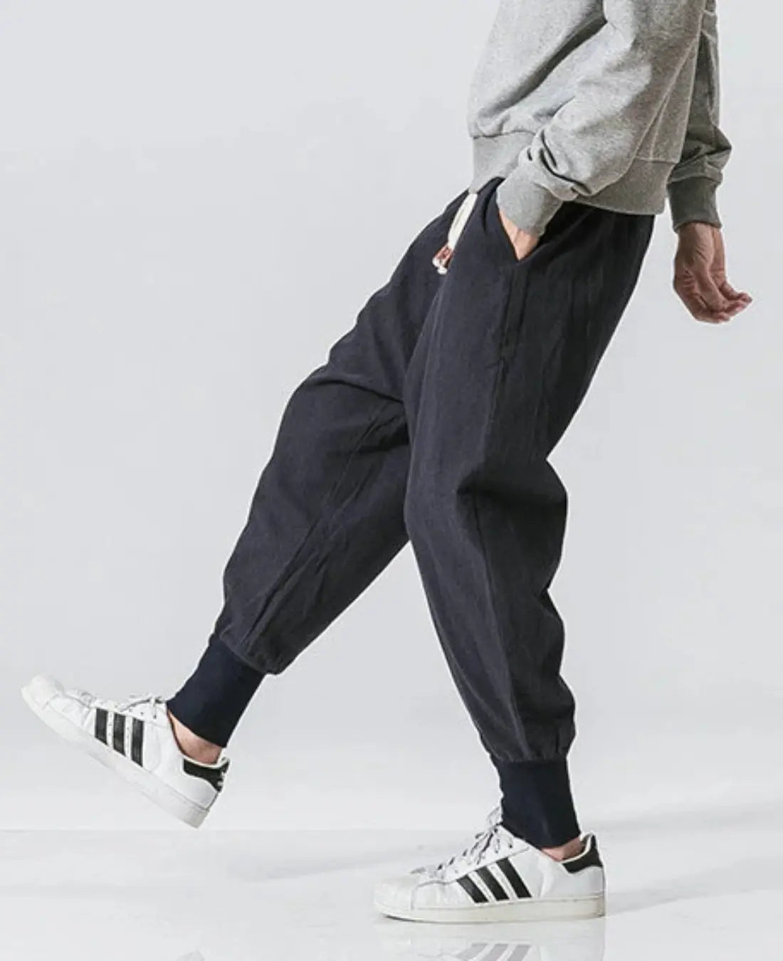 Katoenen Linnen Harem Broek Voor Heren, Baggy Joggers, Elastische Taillebroek | VIQA VIQA© NEDERLAND