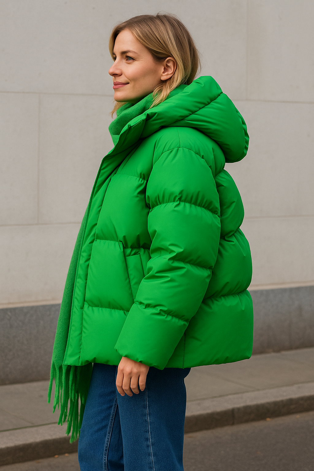 Dames Winter Pufferjas, Dikke Warme Jas Met Kraag En Afneembare Capuchon, Casual Bovenkleding Met Lange Mouwen | VIQA VIQA© NEDERLAND