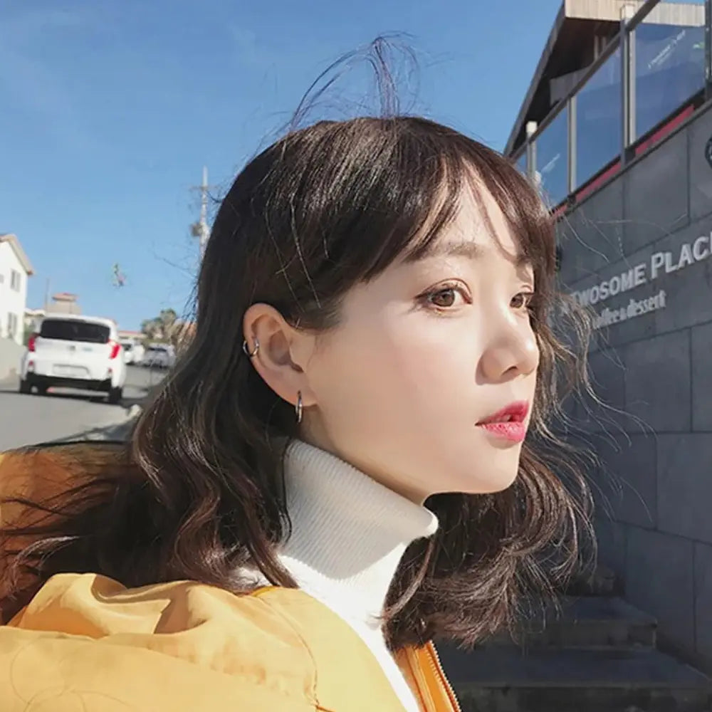 Unisex Roestvrij Stalen Hoepel Oorbel Studs VIQA© NEDERLAND