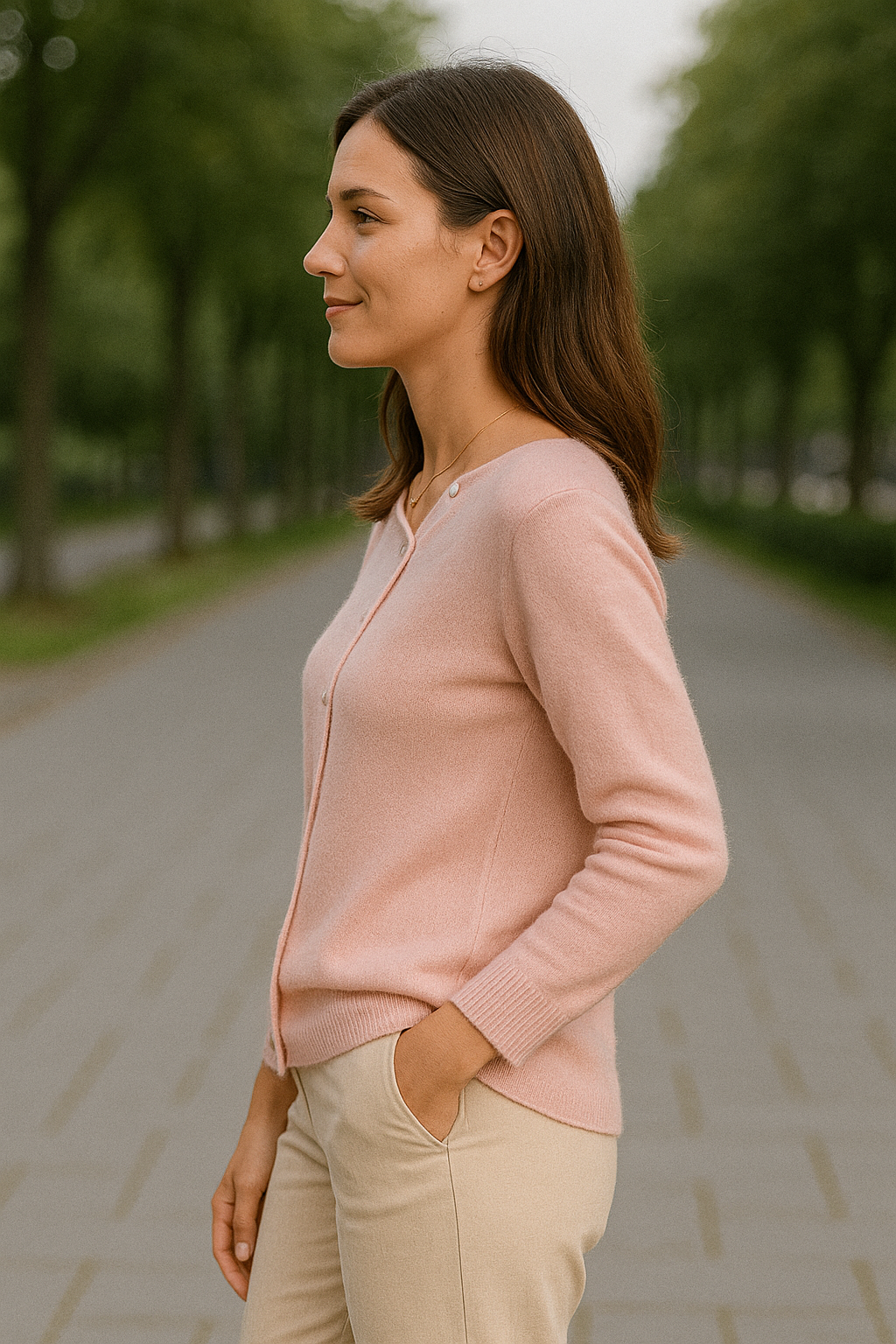 Dames Elegant Gebreid Vest, Herfst Winter Knoop Ontwerp Casual Trui | VIQA VIQA© NEDERLAND