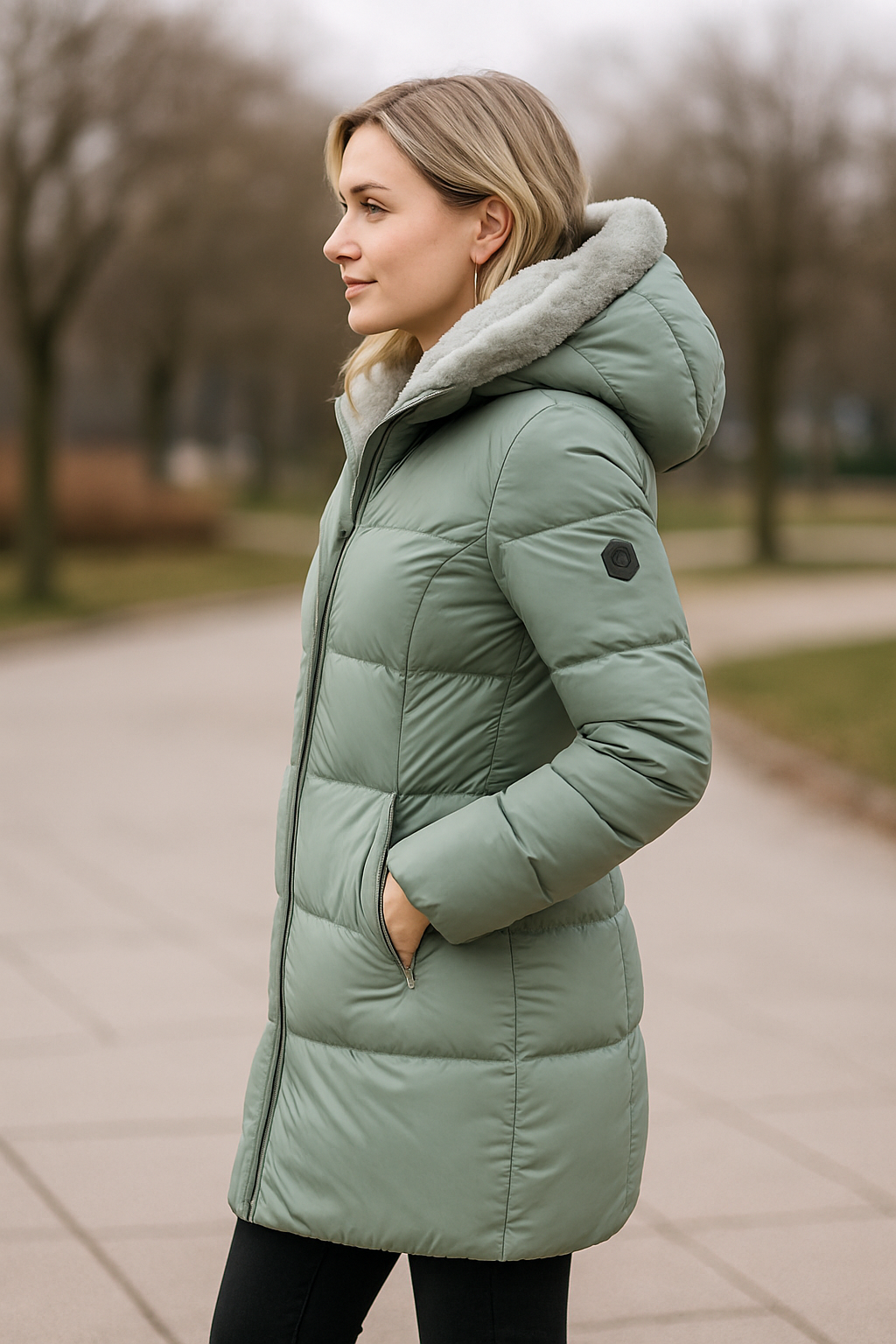 Dames Winterjas Met Capuchon, Dikke, Warm Gevoerde Jas, Lichtgewicht Regenjas | VIQA VIQA© NEDERLAND