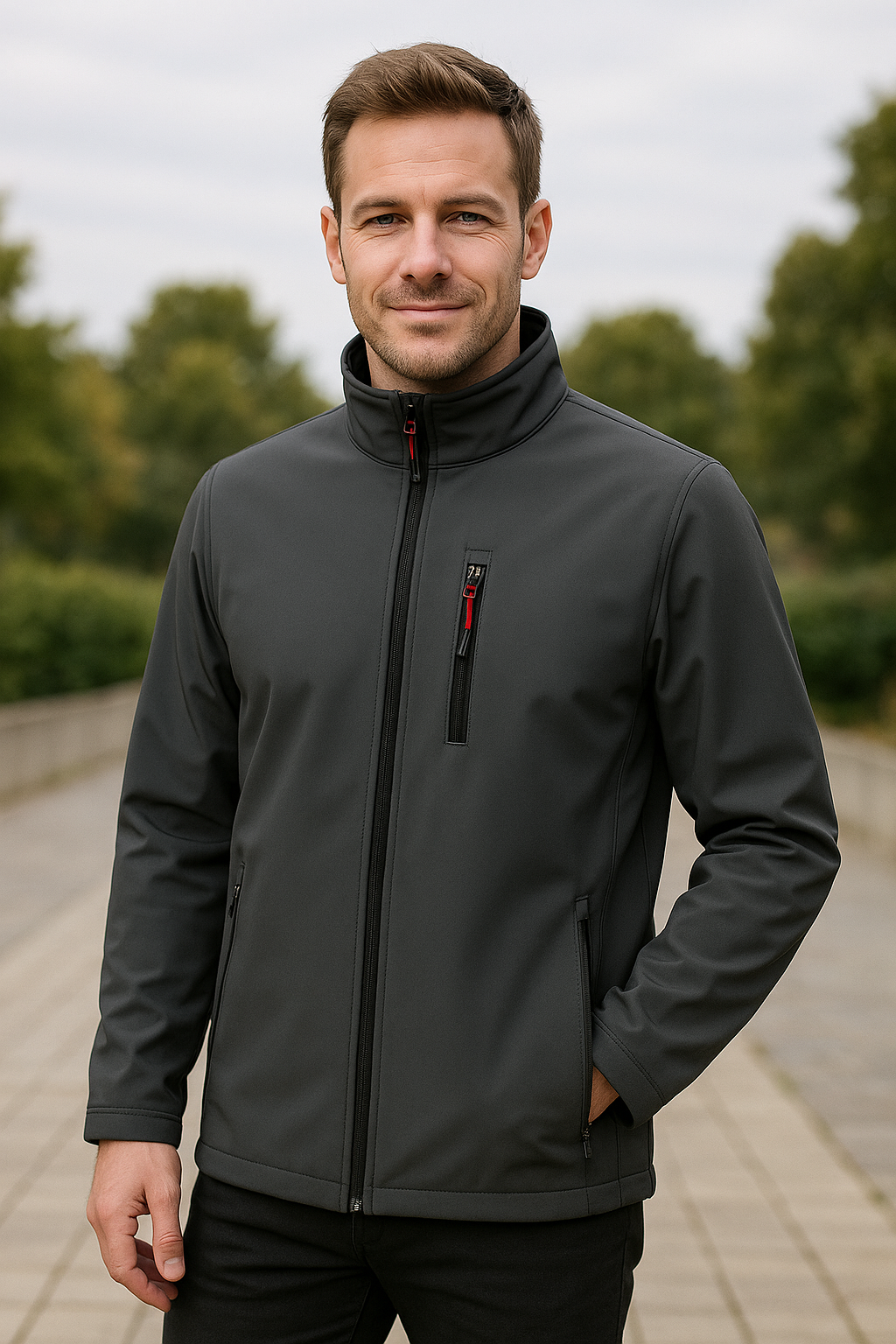 Heren Softshell Jas, Waterdichte Windjack Voor Wandelen, Kamperen, Outdoor Reizen, Lente En Herfst | VIQA VIQA© NEDERLAND