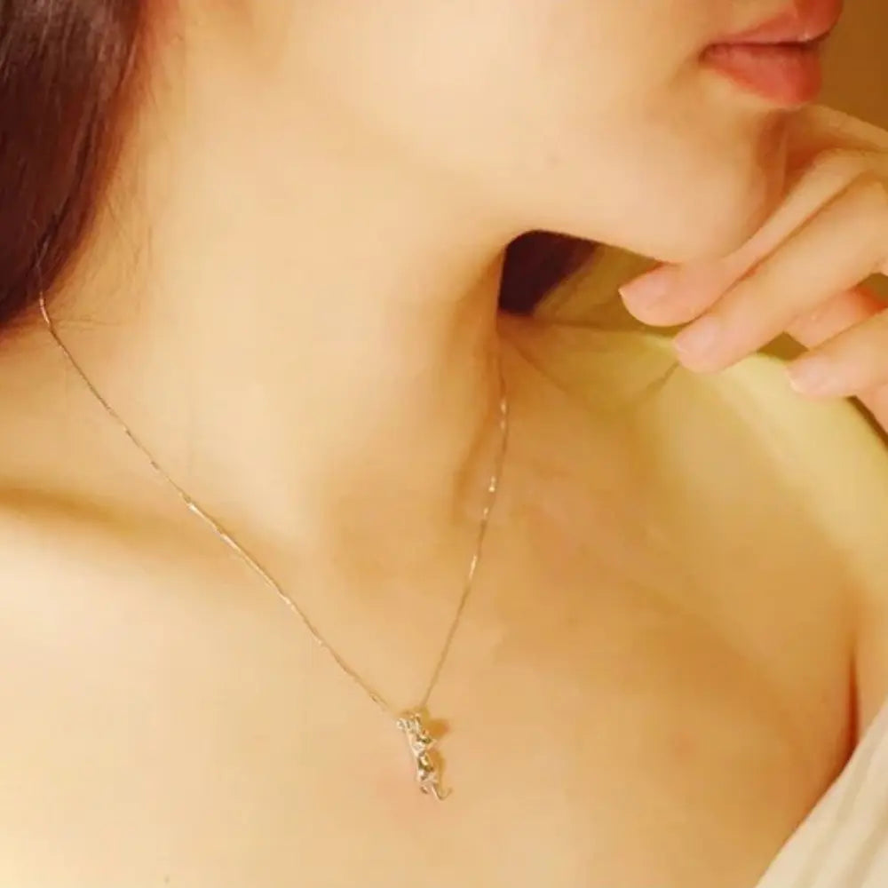 925 Sterling Zilveren Schattige Kattenhanger Voor Dames VIQA© NEDERLAND