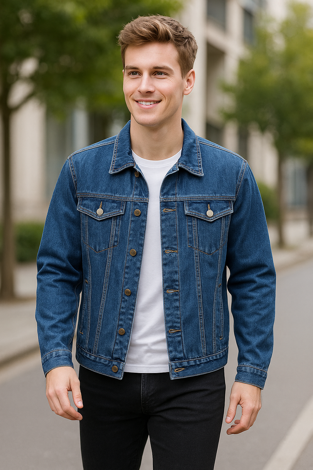 Winter Denim Jas Voor Heren, Katoen Gewatteerd, Dik, Warm, Casual Bovenkleding | VIQA VIQA© NEDERLAND
