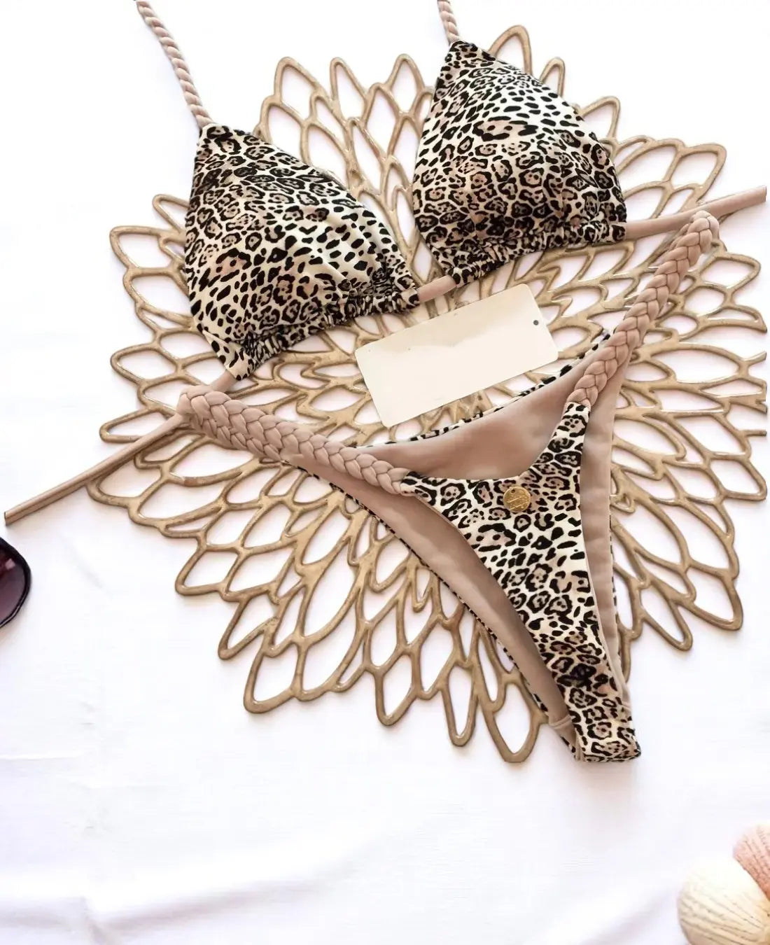 Dames Badpak Brazilian Gewatteerd Zwemkleding Voor Zomer | VIQA VIQA© NEDERLANDBruin-2XL