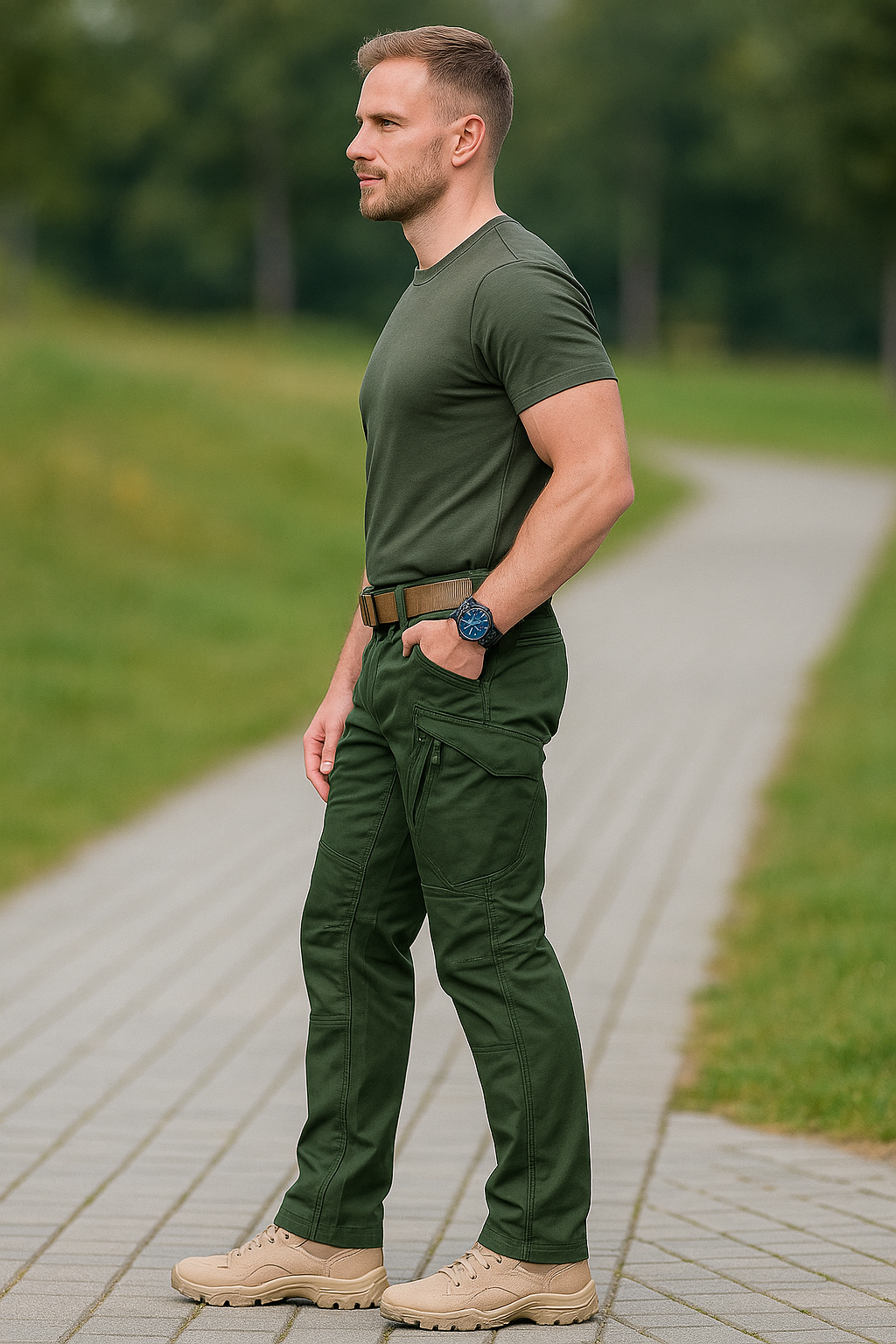 Tactische Cargobroek Voor Heren, Outdoor Wandel- En Joggingbroek Met Meerdere Zakken, Broek In Militaire Stijl | VIQA VIQA© NEDERLAND