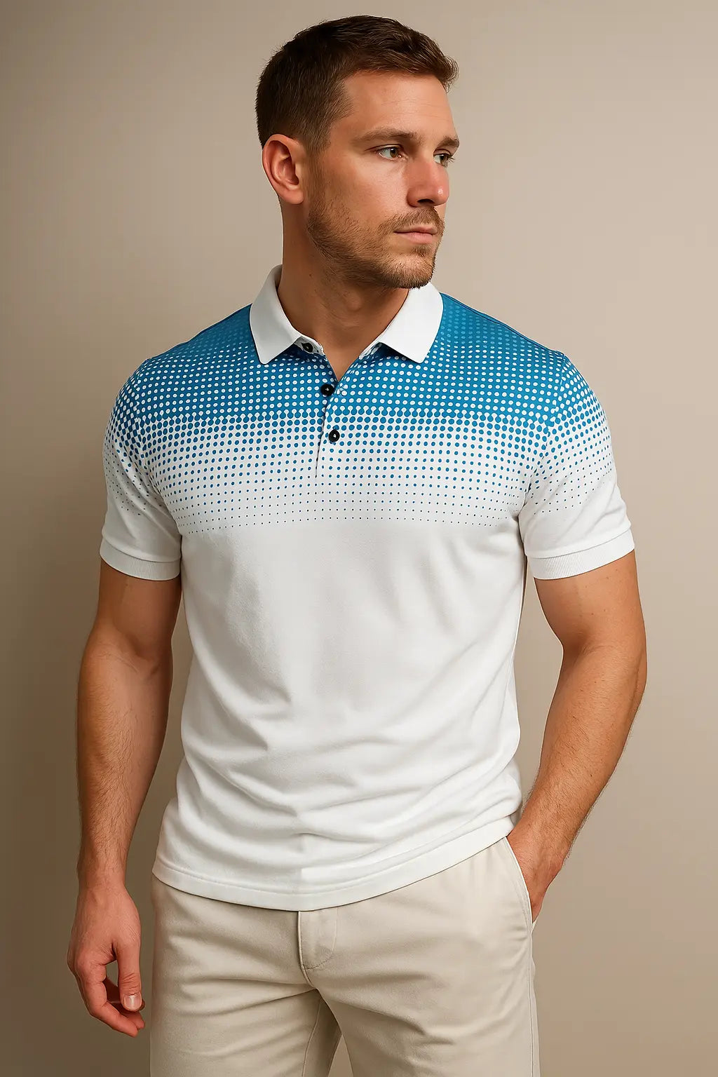 Jason Zommer Comfort Herenpolo VIQA© NEDERLANDWit-2XL