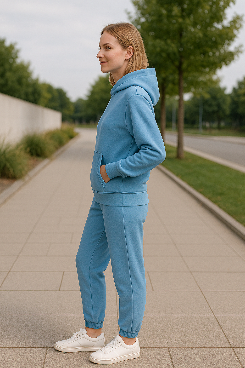 Dames Casual Tweedelige Hoodie en Sweater Broek Set, Verdikte Lange Mouwen Outfit | VIQA VIQA© NEDERLAND