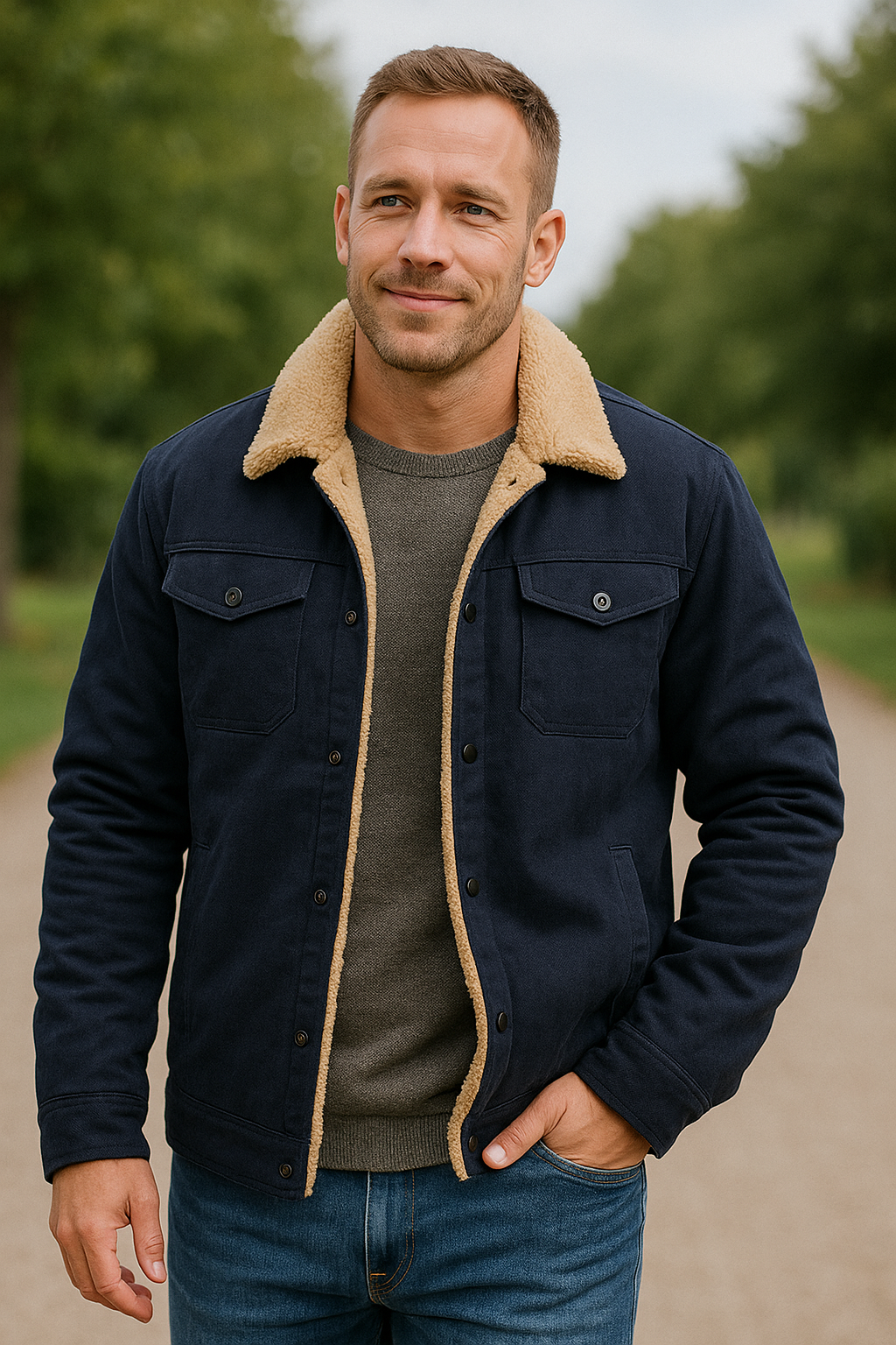 Heren Winter Fleece Jas, Dikke Warme Pluche Jas, Casual Herfst Bovenkleding | VIQA VIQA© NEDERLAND