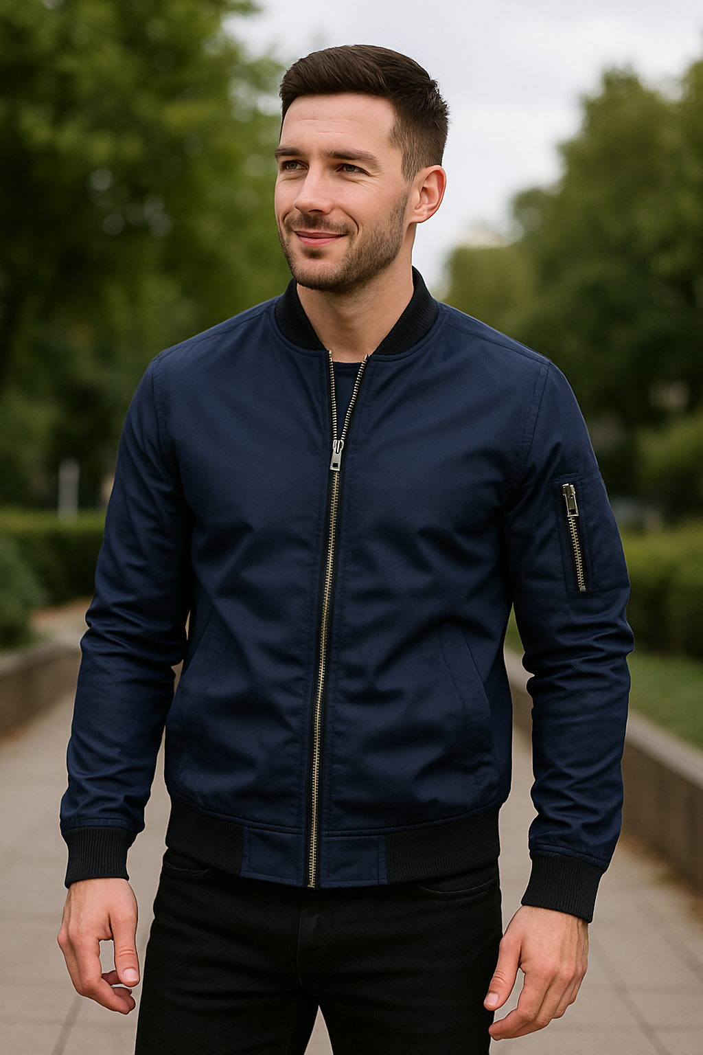 Winddichte Jas Voor Heren, Lichtgewicht Herfst Outdoor Sportjas Met Rits, Casual Lange Mouwen | VIQA VIQA© NEDERLAND