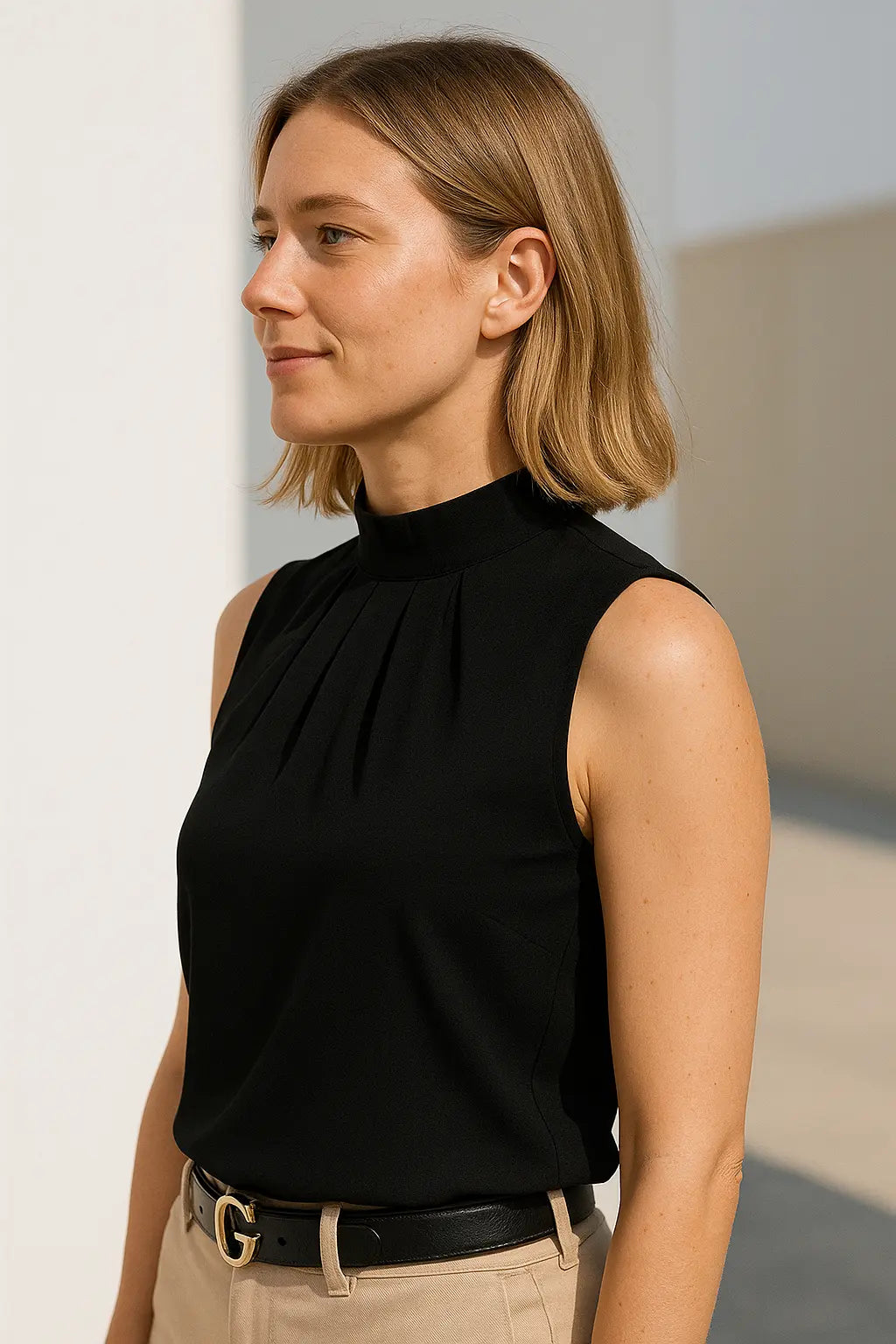 Dames Off-Shoulder Blouse, Zomer Casual Korte Mouw Top, Elegant Kantoor Dames Shirt | VIQA VIQA© NEDERLAND