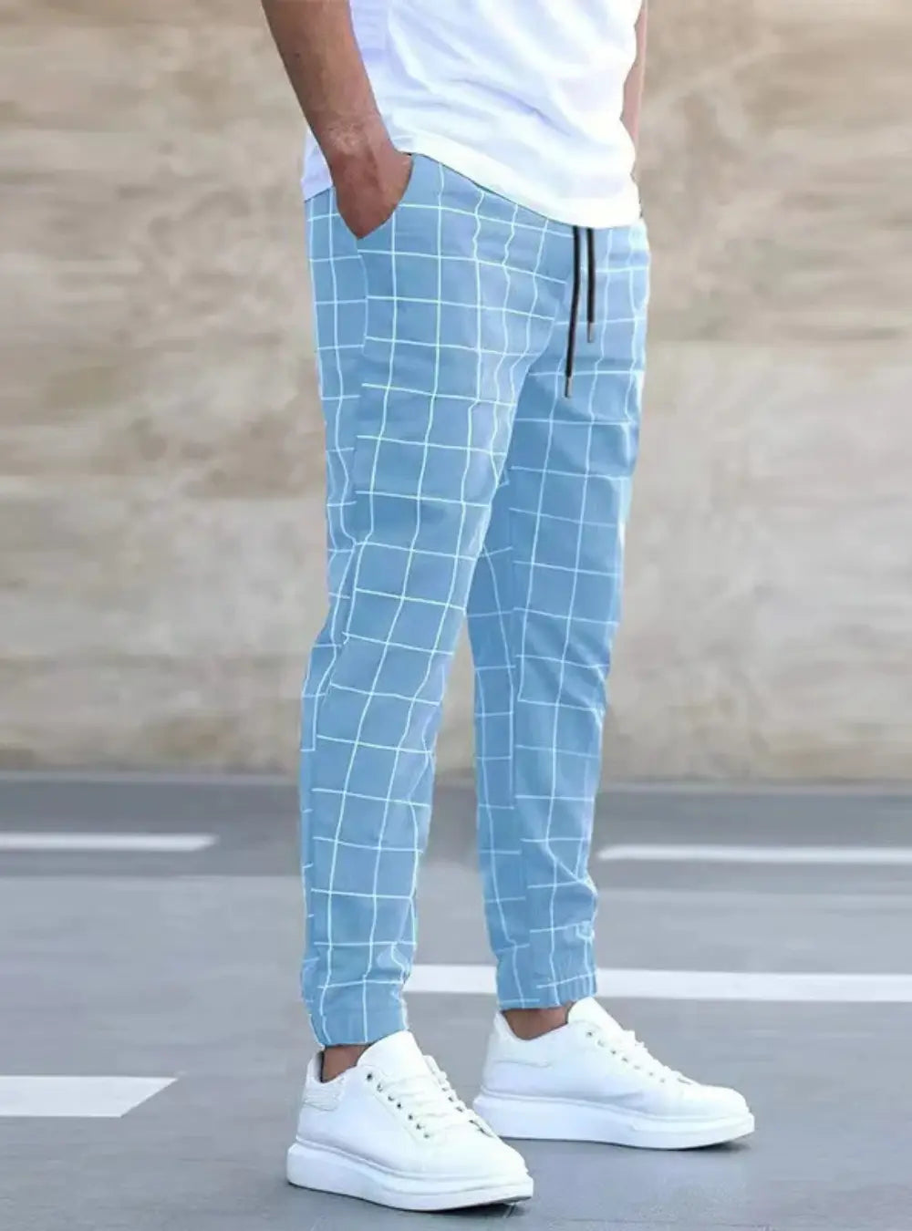 Brian Comfortabele Alledaagse Broeken VIQA© NEDERLANDBlauw-2XL