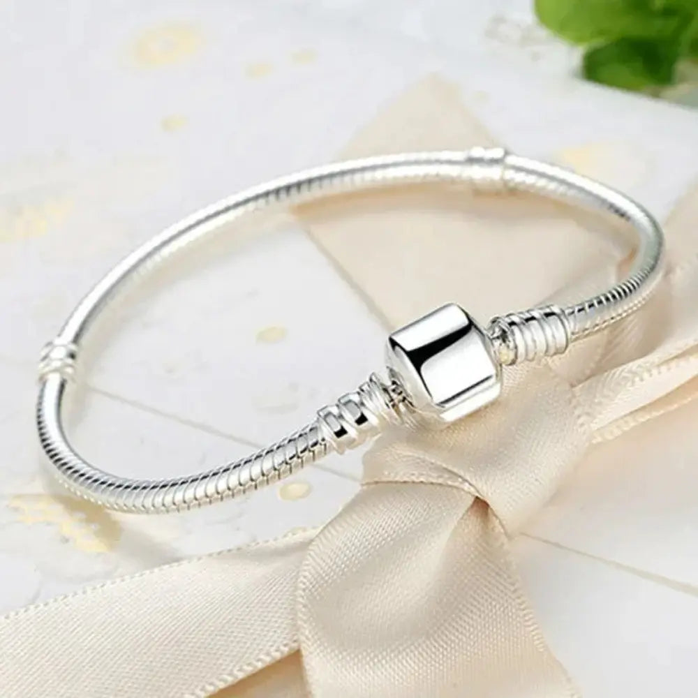 Echt 925 Sterling Zilveren Charm Bot Armband VIQA© NEDERLAND