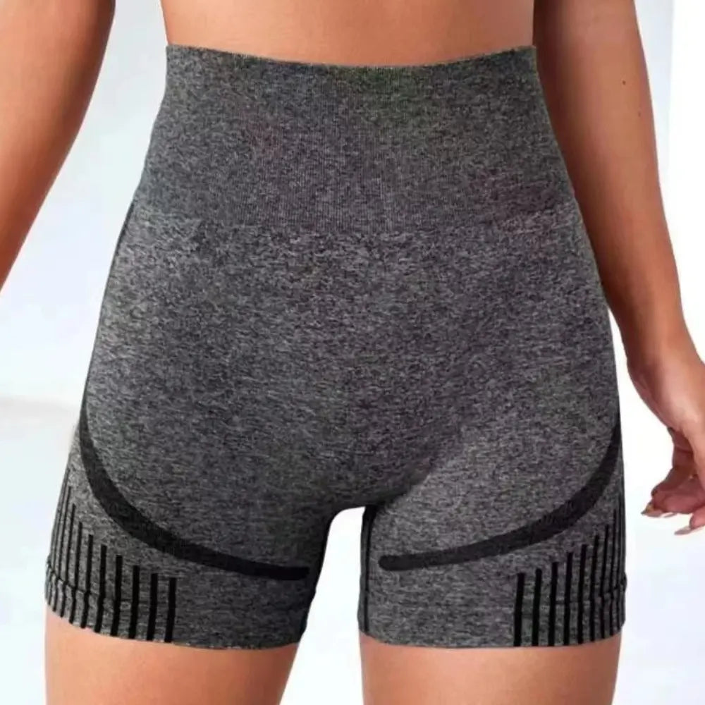 Dames Hoge Taille Yoga Sport Korte Broek VIQA© NEDERLAND