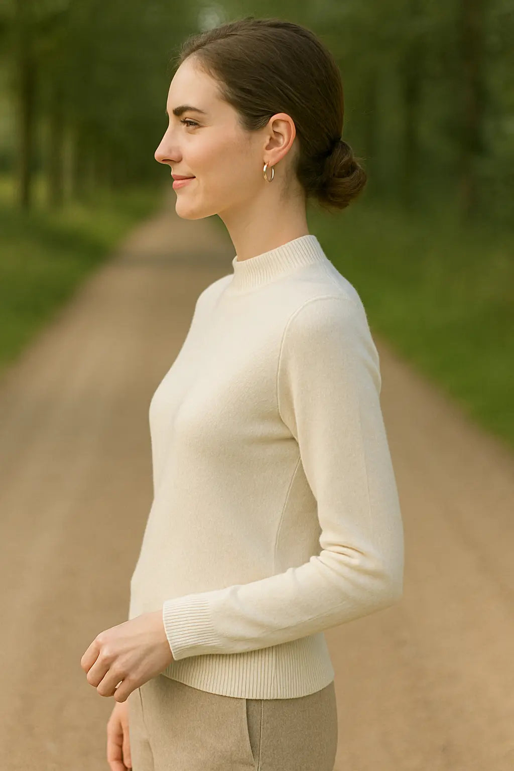 Damestrui Van Merinowol, Gebreide Trui, Lage Hals En Kasjmier-Gevoel Winter Top | VIQA VIQA© NEDERLAND