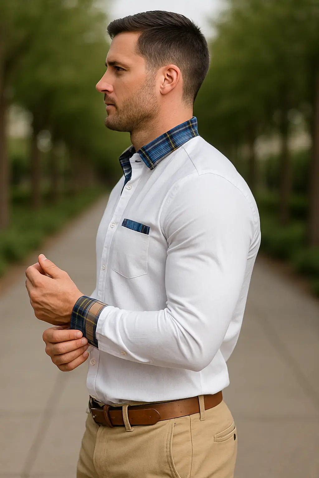 Heren Zakelijk Casual Overhemd, Zacht Overhemd Met Revers, Comfortabel Daglijke Overhemd Met Lange Mouwen | VIQA VIQA© NEDERLAND