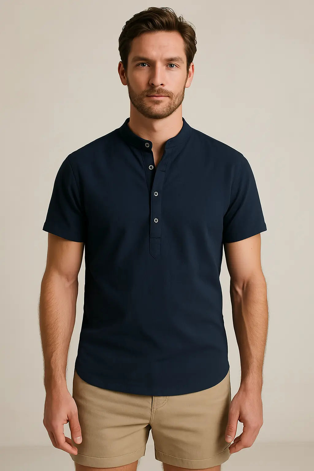 Randy Heren Comfortabel Zomer Overhemd VIQA© NEDERLANDZwart-2XL