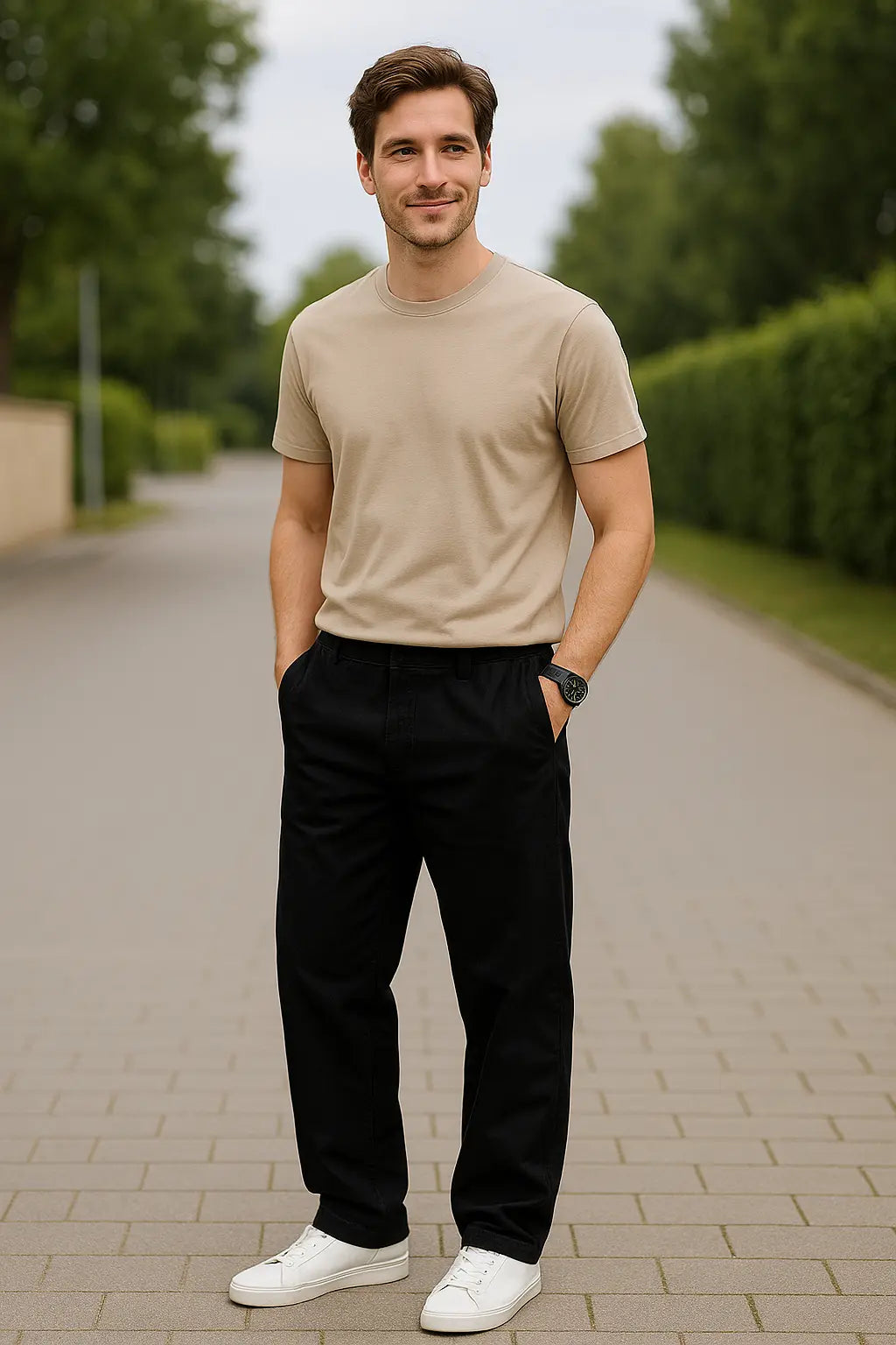 Heren Cargo Broek, Zomer Katoenen Werkkleding Broek, Casual Jogger Fit Klimmen Sweatpants | VIQA VIQA© NEDERLAND