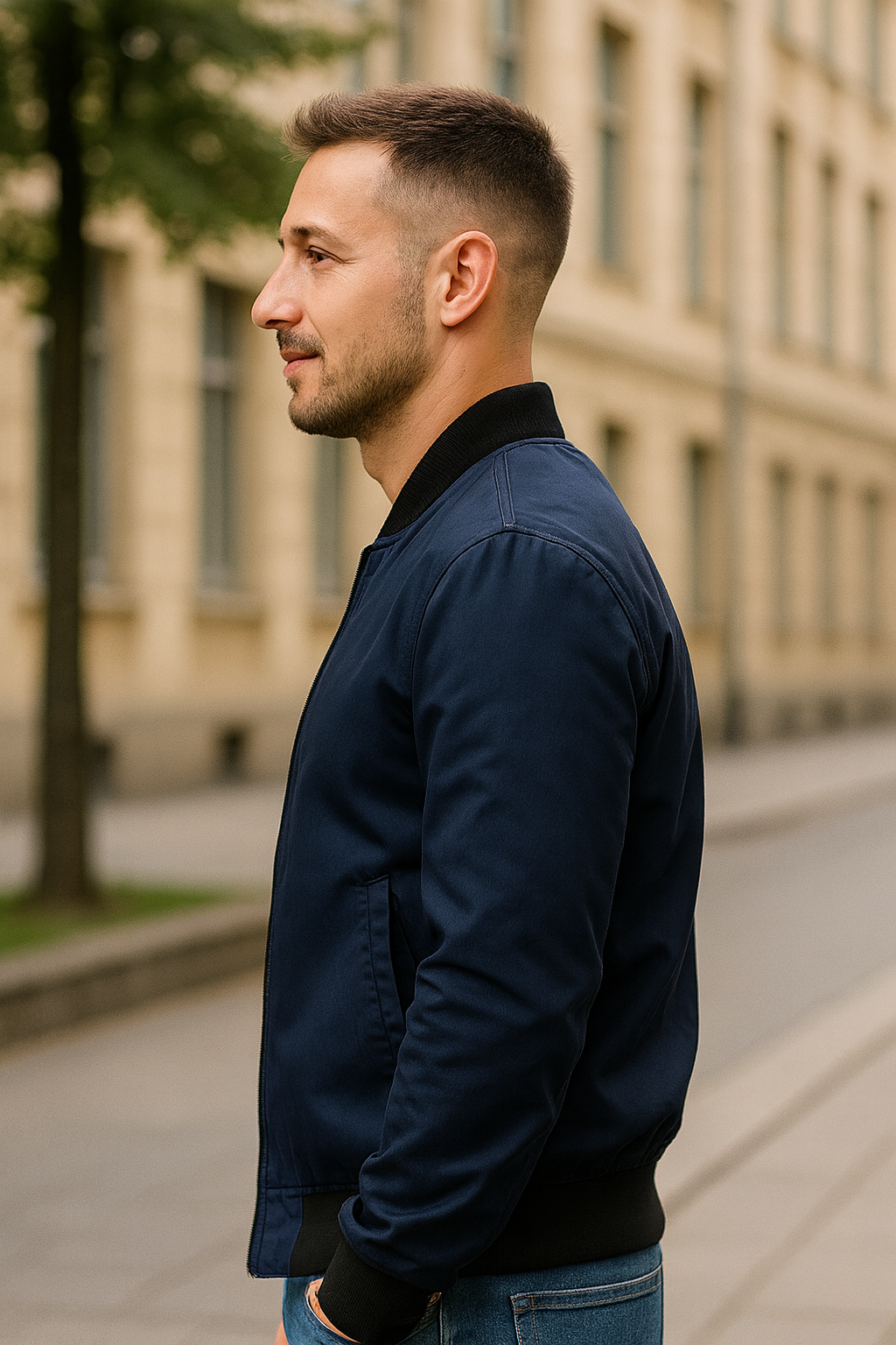 Heren Pilotenjack, Casual Bomberjack Met Ritssluiting Voor Winter- En Herfst Streetwear | VIQA VIQA© NEDERLAND