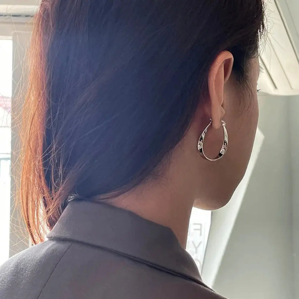 925 Sterling Zilveren Gedraaide Boog Oorbellen Voor Dames VIQA© NEDERLAND