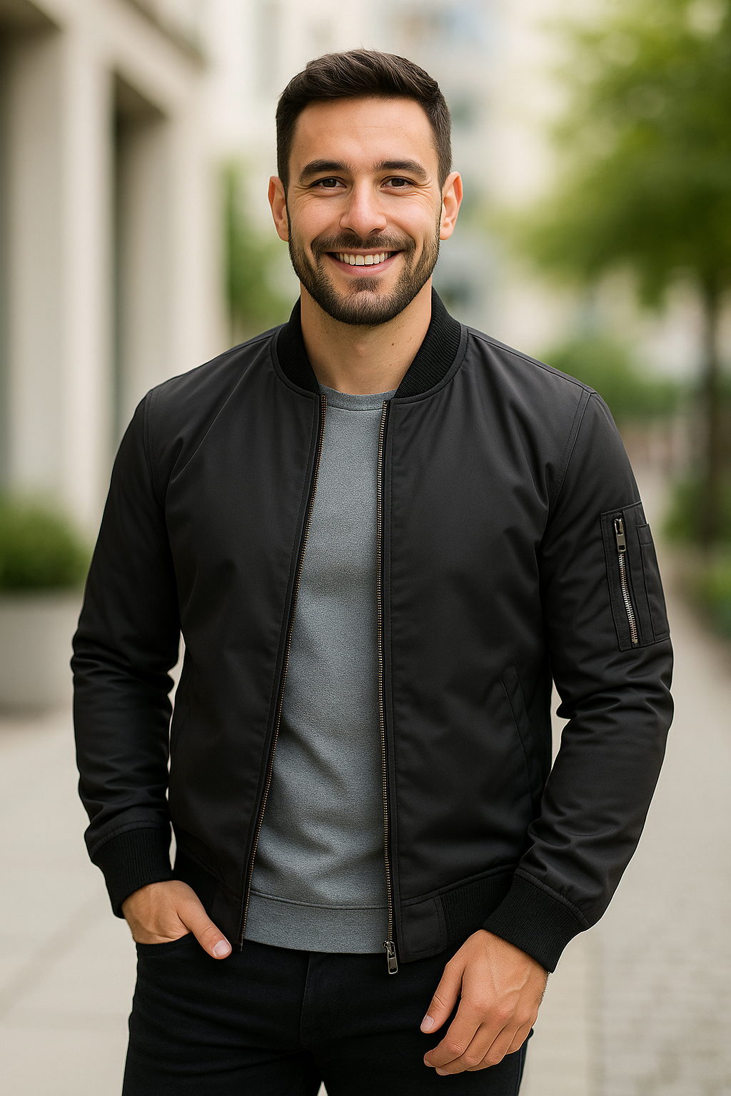 Heren Winterjas met voering, halflange katoenen parka met capuchon, warme thermische windjack | VIQA VIQA© NEDERLAND