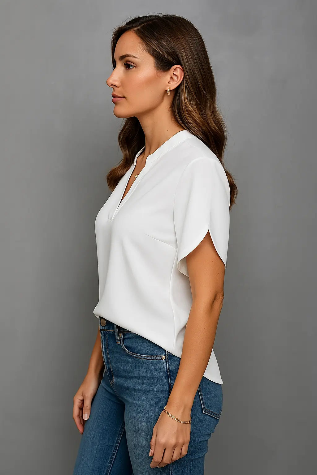 Bonnie Elegante Ademend Blouse VIQA© NEDERLAND