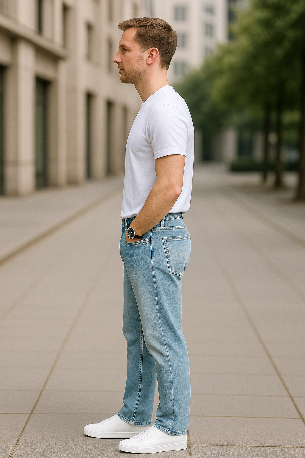 Dunne Zachte Spijkerbroek Voor Heren, Rechte Losse Comfortabele Casual Broek | VIQA VIQA© NEDERLAND
