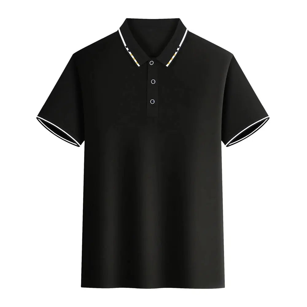 Heren Revers Polo T-shirt Met Korte Mouwen VIQA© NEDERLAND