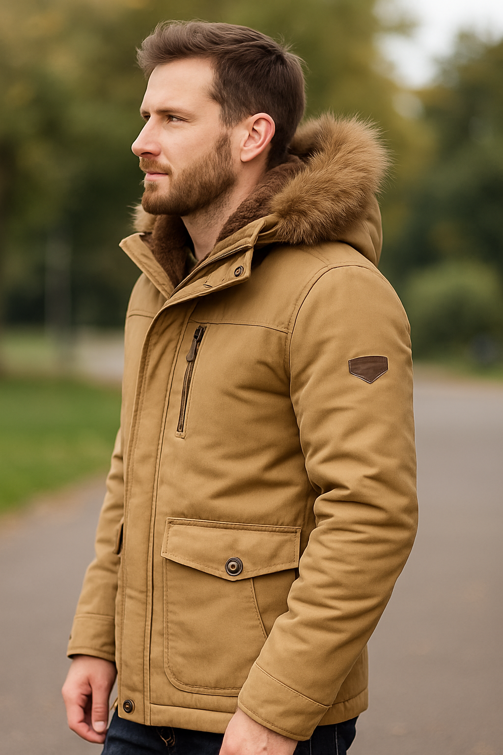 Outdoor Parka Jas Voor Heren, Dikke Fluwelen Winterjas Met Meerdere Zakken, Warme Casual Bovenkleding | VIQA VIQA© NEDERLAND