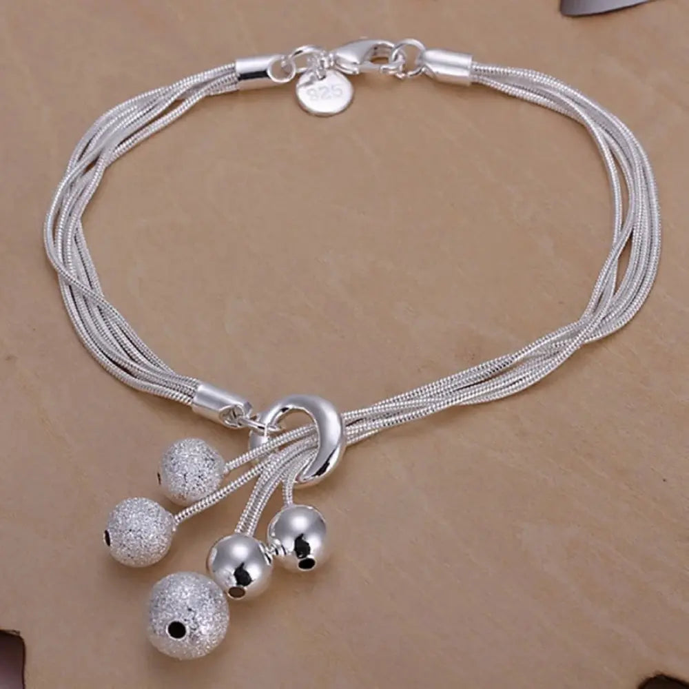 Echte 925 Sterling Zilveren Kettingarmband Voor Dames VIQA© NEDERLAND2