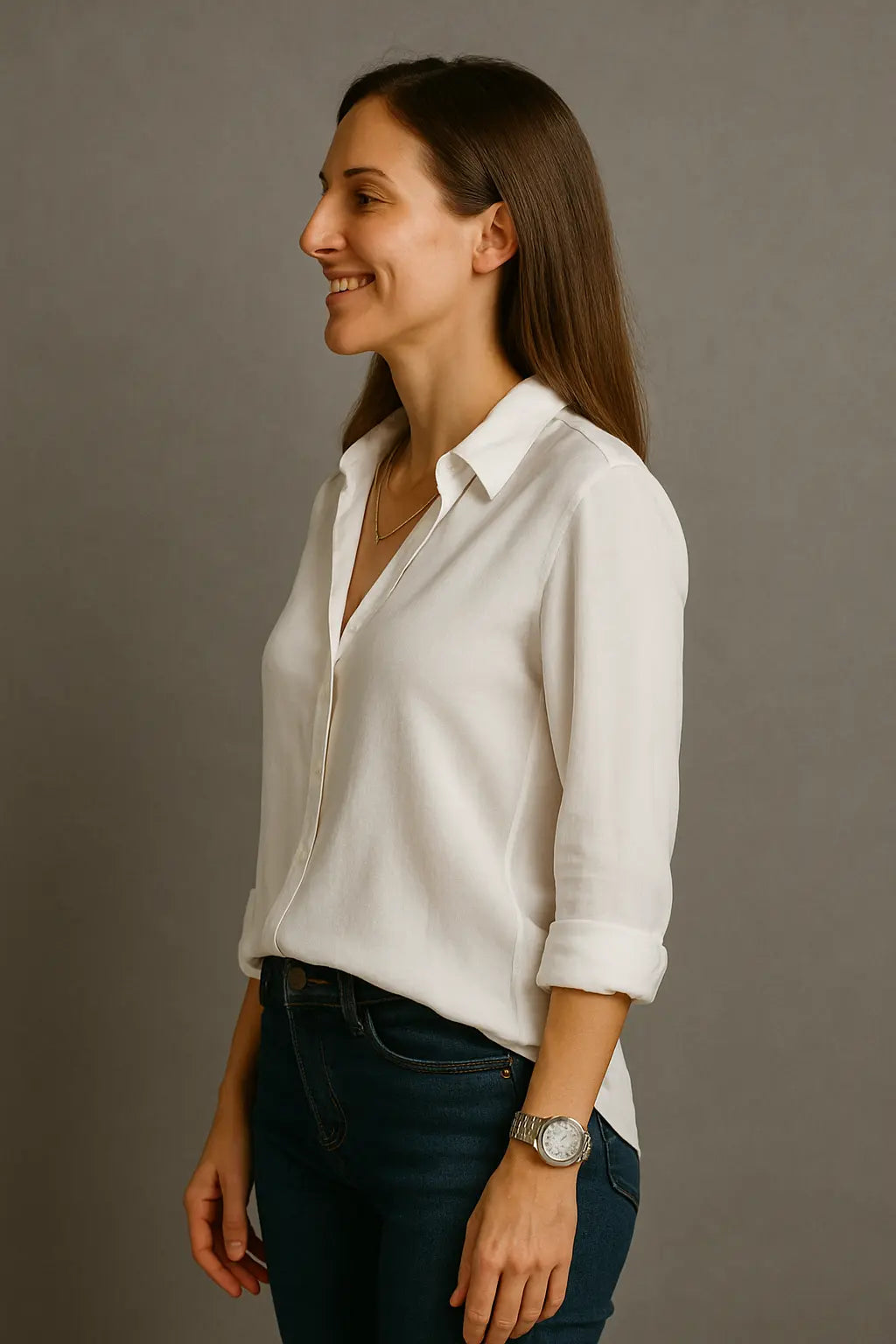 Claire Dames Ademende Chiffon Blouse VIQA© NEDERLAND