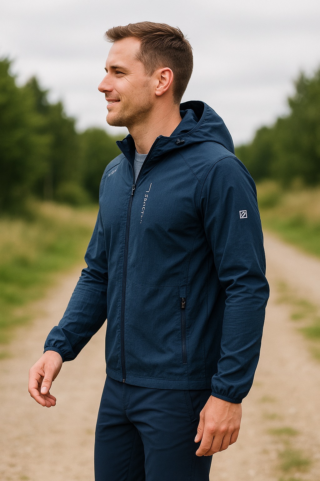 Heren Zomer Sneldrogend Windjack Met Capuchon, Lichtgewicht Outdoor Wandel- en Fietsjack | VIQA VIQA© NEDERLAND