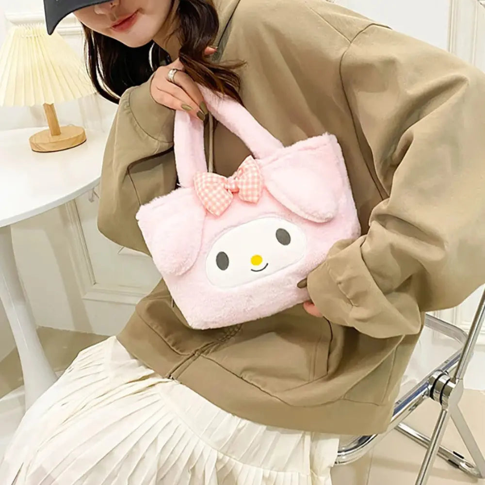 Dames Pluche Draagtas VIQA© NEDERLANDRoze