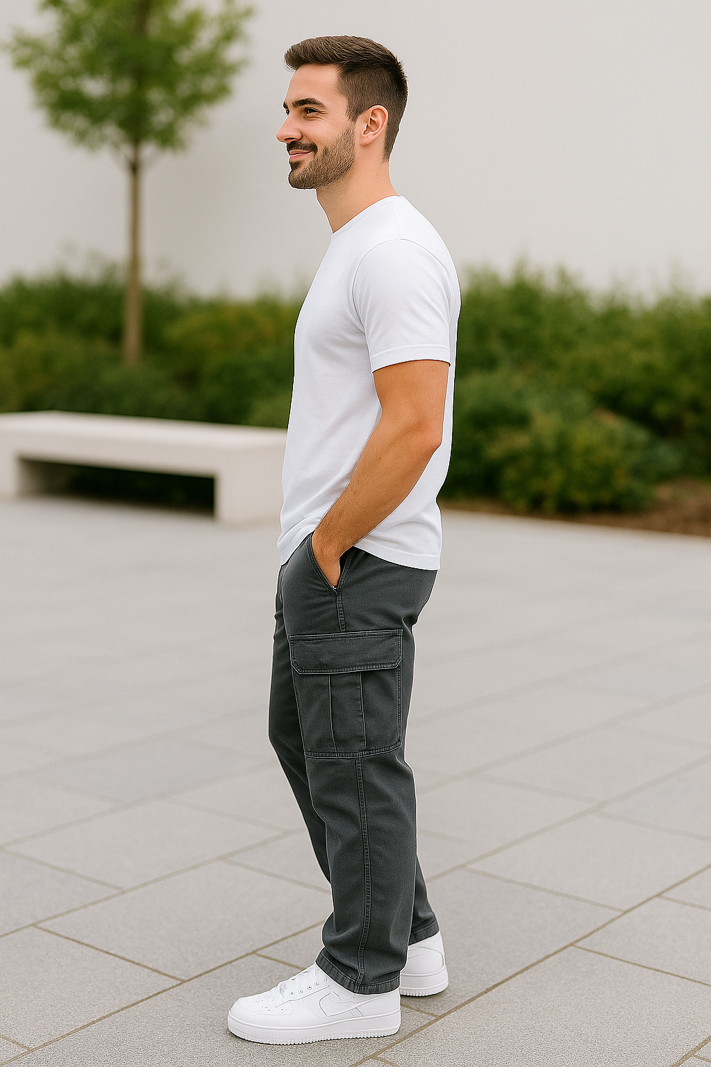 Werkbroeken Voor Heren, Losse Rechte Casual Broeken Met Zakken | VIQA VIQA© NEDERLAND