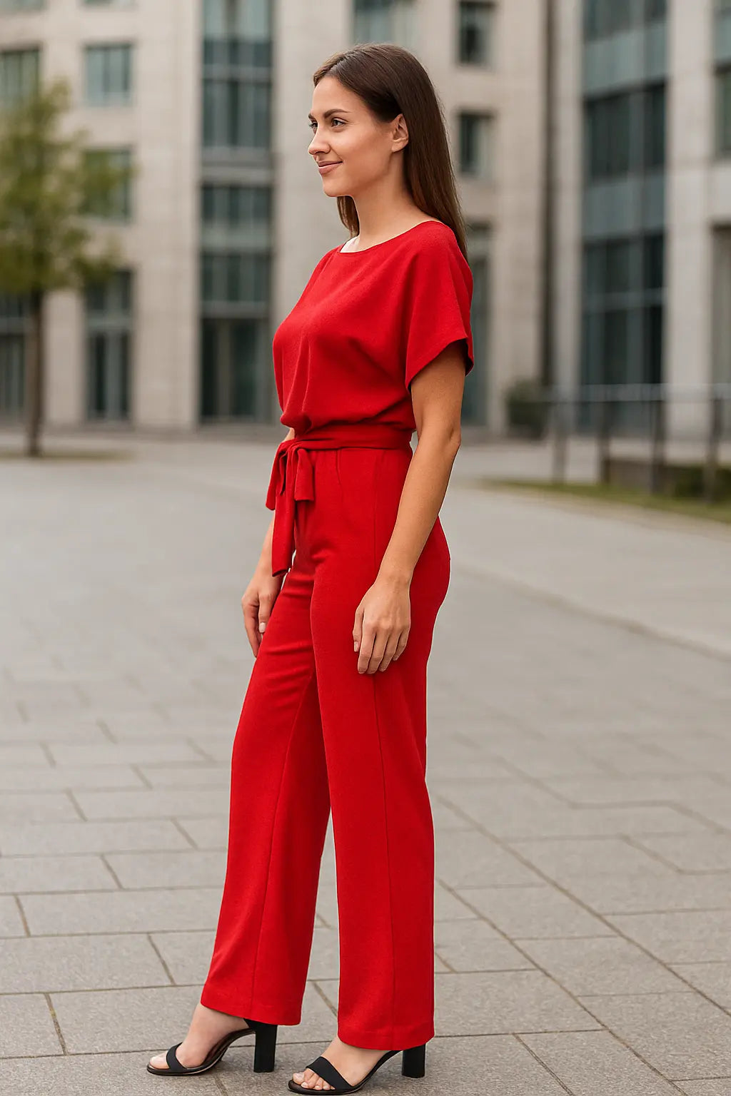 Tweedelige Set Dames, Elegante Jumpsuit Met Korte Mouwen En Hoge Taille, Zomers Feestclubpakje | VIQA VIQA© NEDERLAND