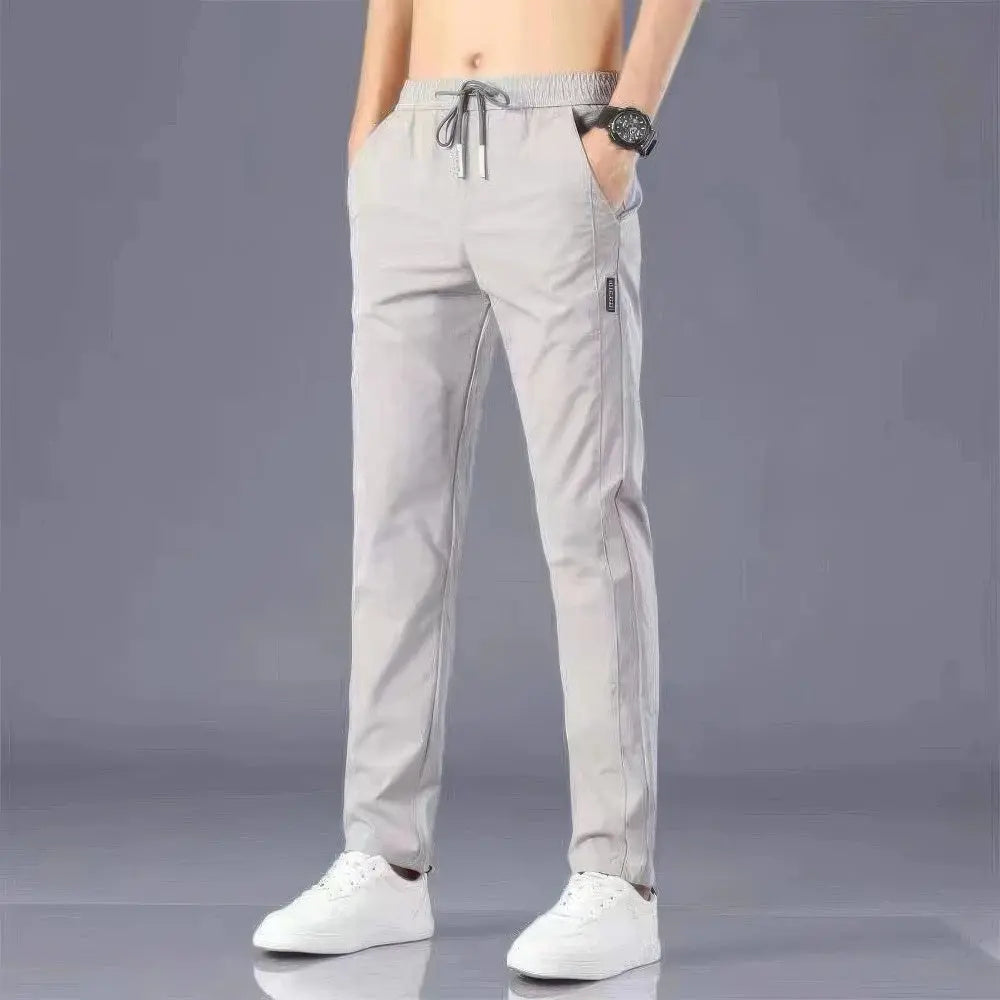 Heren Casual Seluar Chino Broek VIQA© NEDERLANDGrijs-4XL