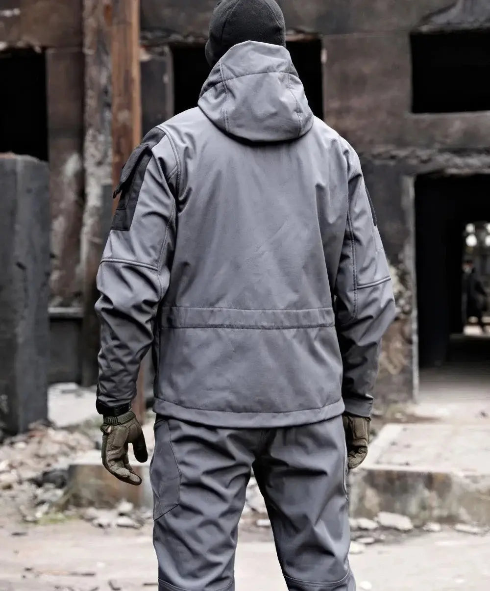 Heren Waterdicht 2 Delige Tactische Cargo Set VIQA© NEDERLANDGrijs-XXL