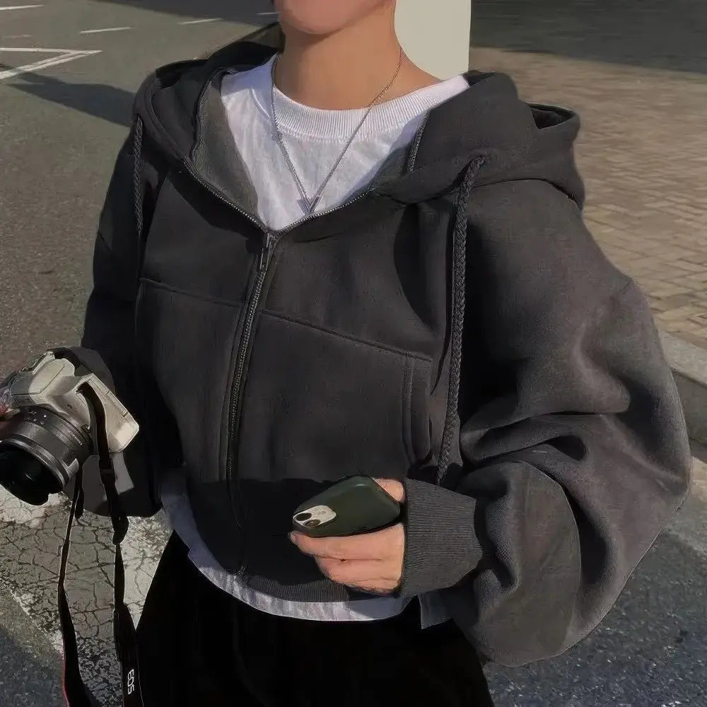 Dames Trui Lange Mouw Oversized Hoodie VIQA© NEDERLANDZwart-XXL